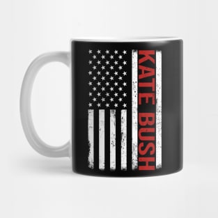 Graphic Kate Bush Proud Name US American Flag Birthday Gift Mug